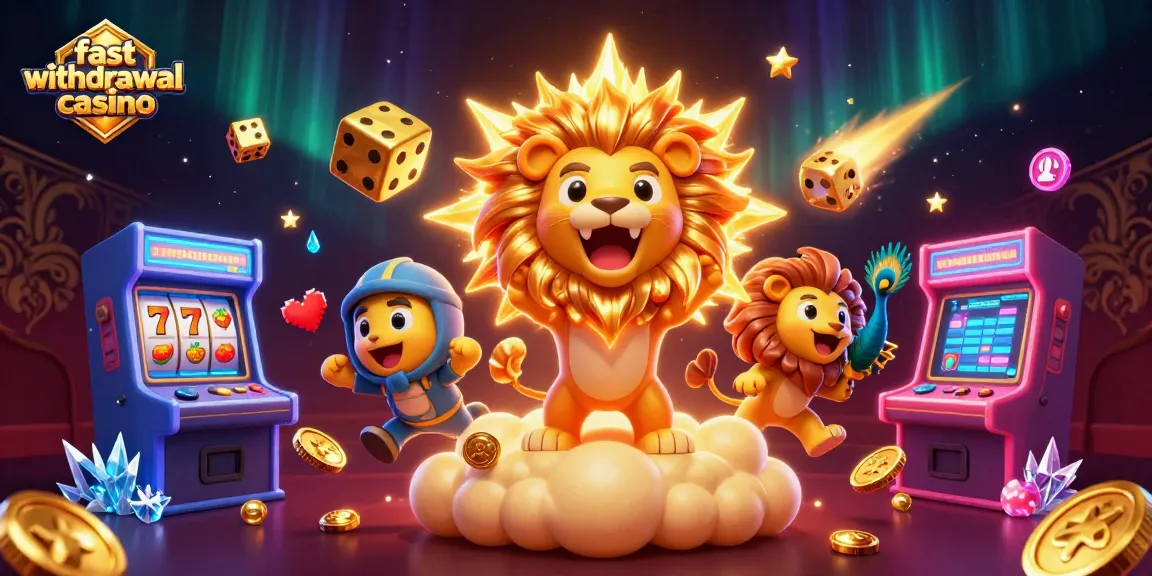 Experience the fast withdrawal casino with vibrant characters and game elements in action.